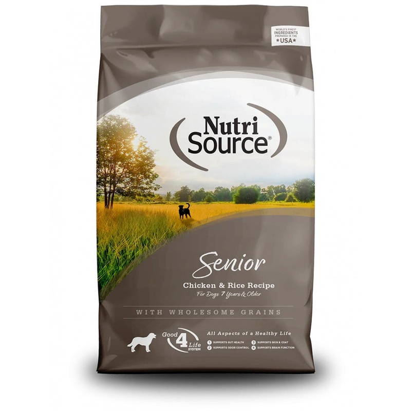 NutriSource Dog Senior Chicken and Rice