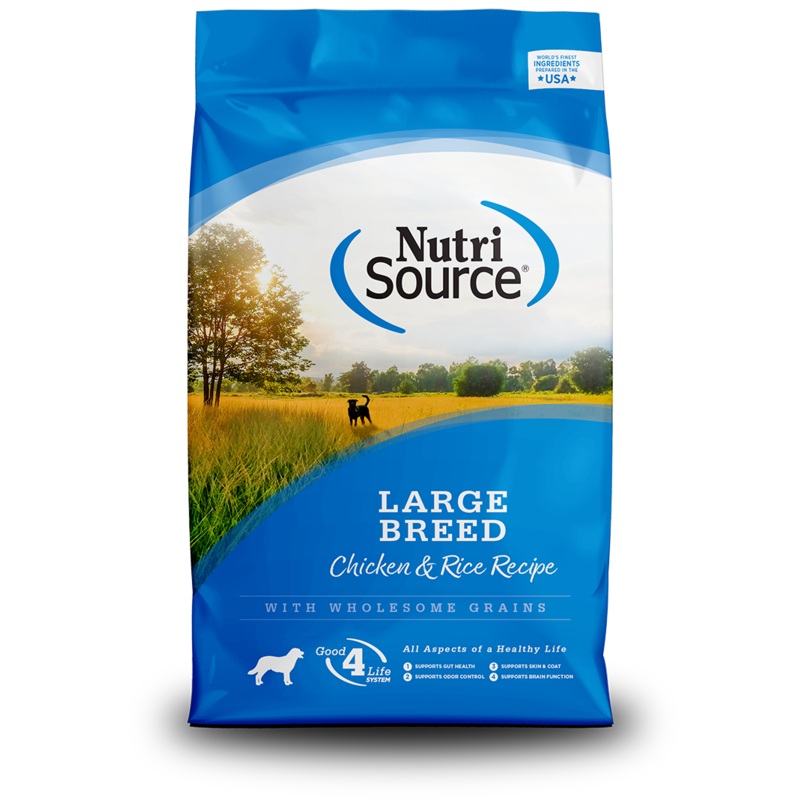 NutriSource Large Breed Adult Chicken & Rice Dry Dog Food, 26 lbs