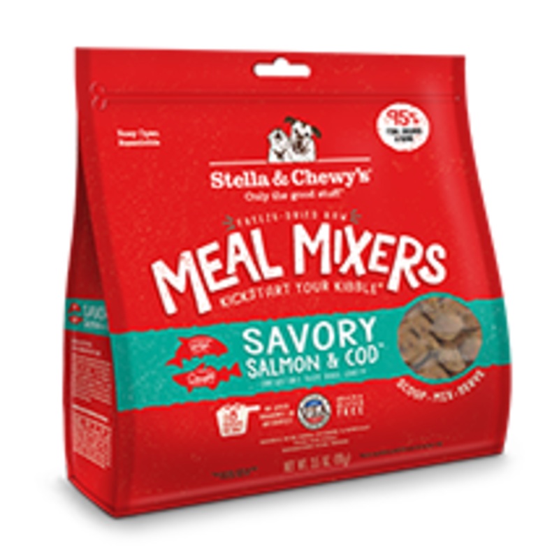 Stella & Chewys Freeze-Dried Savory Salmon & Cod Meal Mixers Dog