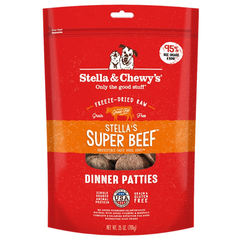 Stella & Chewys Freeze-Dried Super Beef Dinner Dog Food