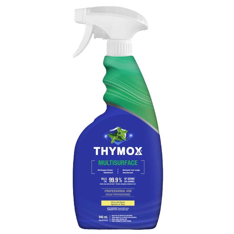 Thymox - Multisurface Cleaner & Disinfectant Spray/Spray nettoyant et dsinfectant multisurfaces (946ml)