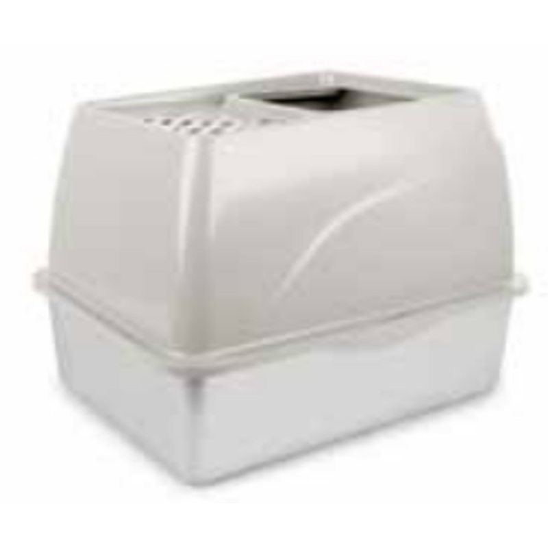 ALL FOR PAWS - No Mess - Stainless Steel Litter Box/Bac  litire acier inoxydable