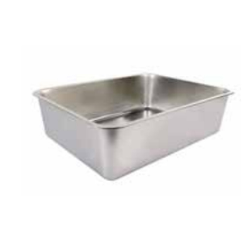 ALL FOR PAWS - Stainless Steel Litter Pan/Bac  litire en acier inoxydable