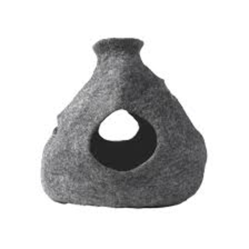 Dharma Dog Karma Cat Cave - Purr-a-Boo - Grey