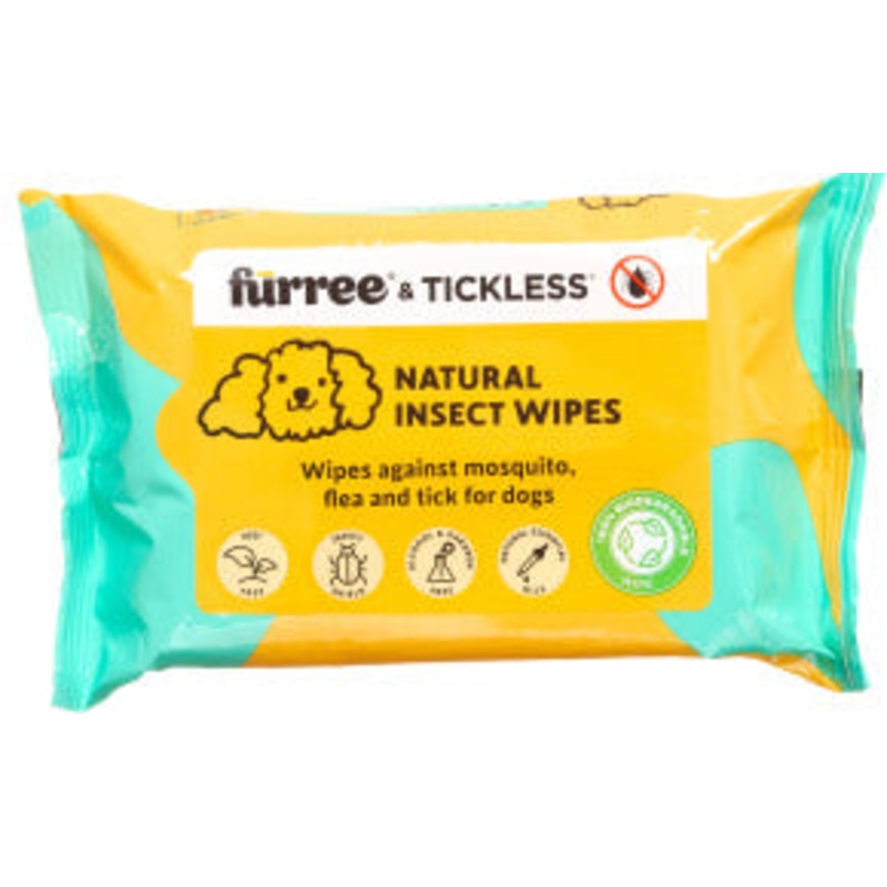 FURREE & TICKLESS Insect Wipes/Lingettes anti-insectes