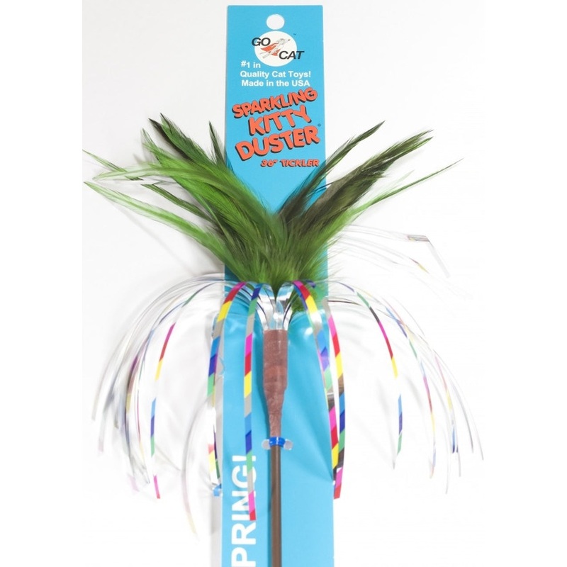 GO CAT Long Sparkling Kitty Duster 36in