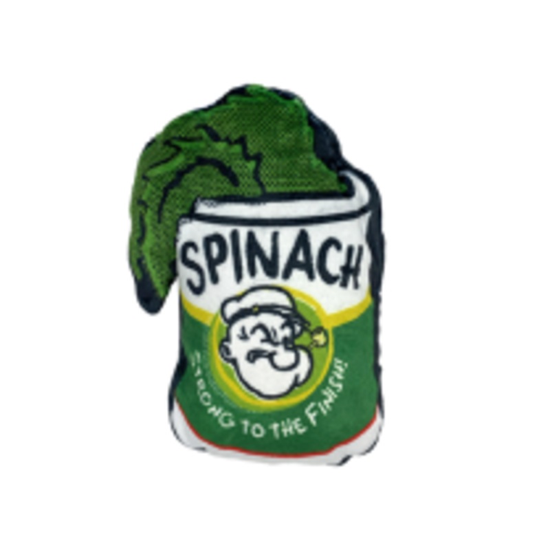 Multipet Popeye Spinach Can 6" Dog Toy/Jouet pour chien en forme de bote d'pinards de 6 po