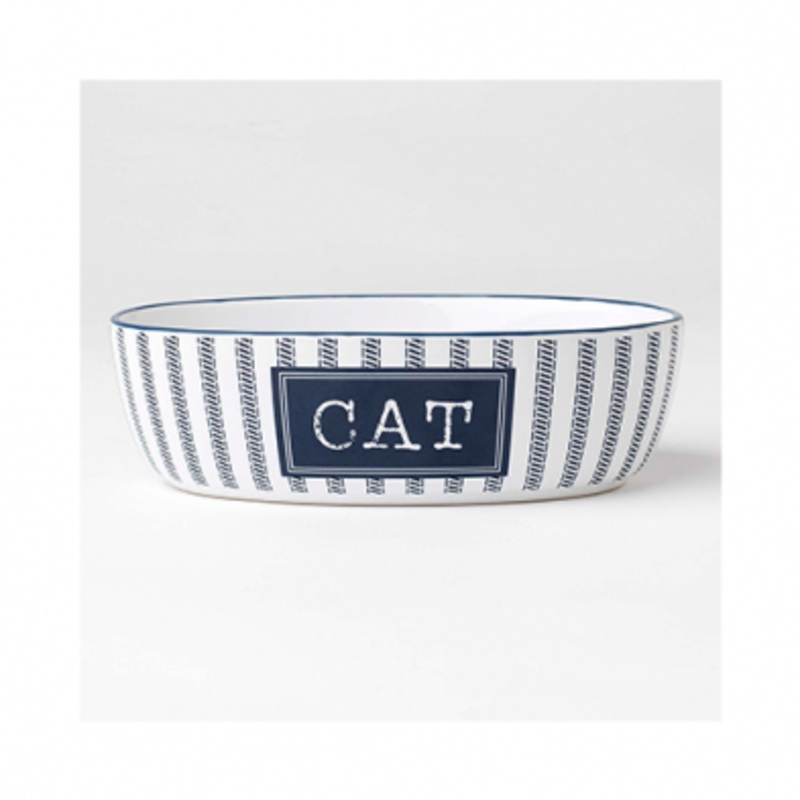 PetRageous Country Blue 7" Cat Dish