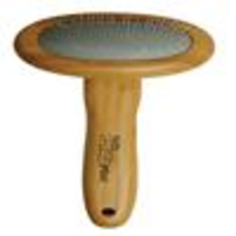 PRO PLUS - Bamboo Soft Slicker Brush/Brosse  lisser Bambou