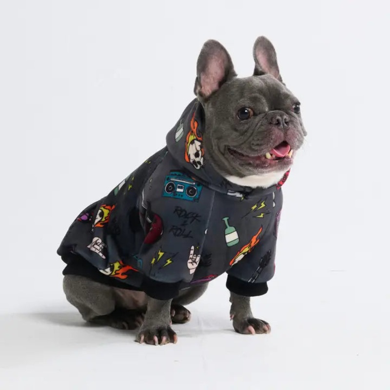 Spark Paws - Rock and Roll Hoodie/Sweat  capuche Rock and Roll (S)