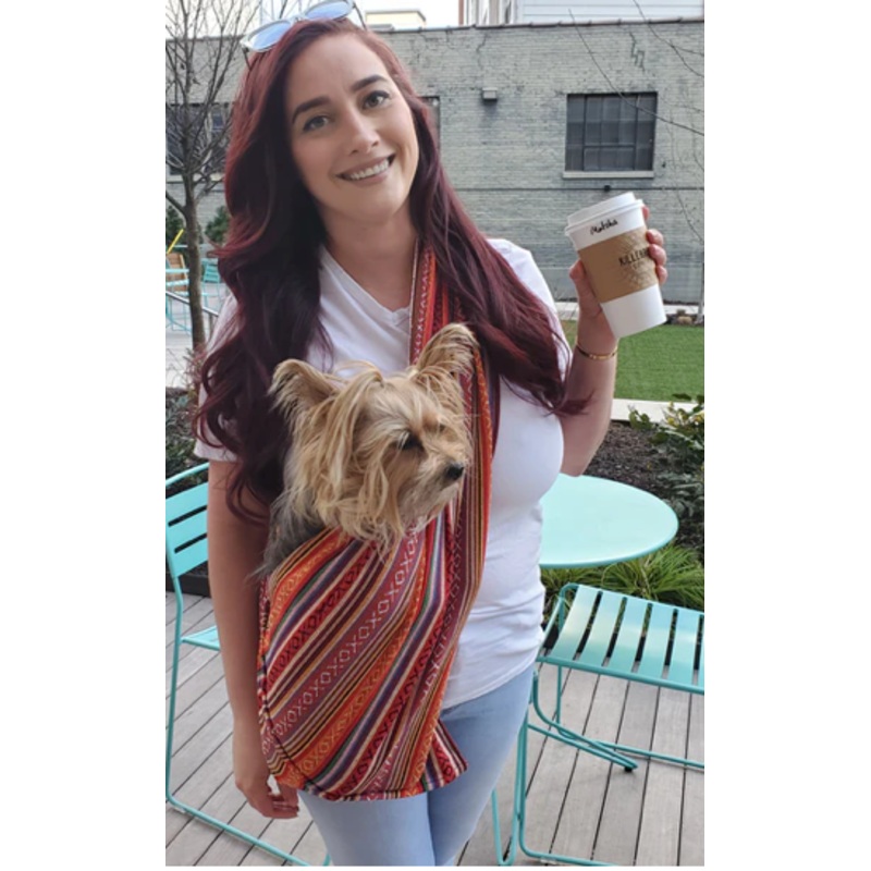 Walking Palm - Salsa Woven Dog Sling