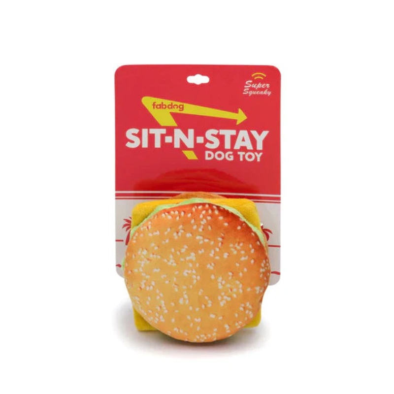 FabDog Foodies - Sit N Stay Cheeseburger