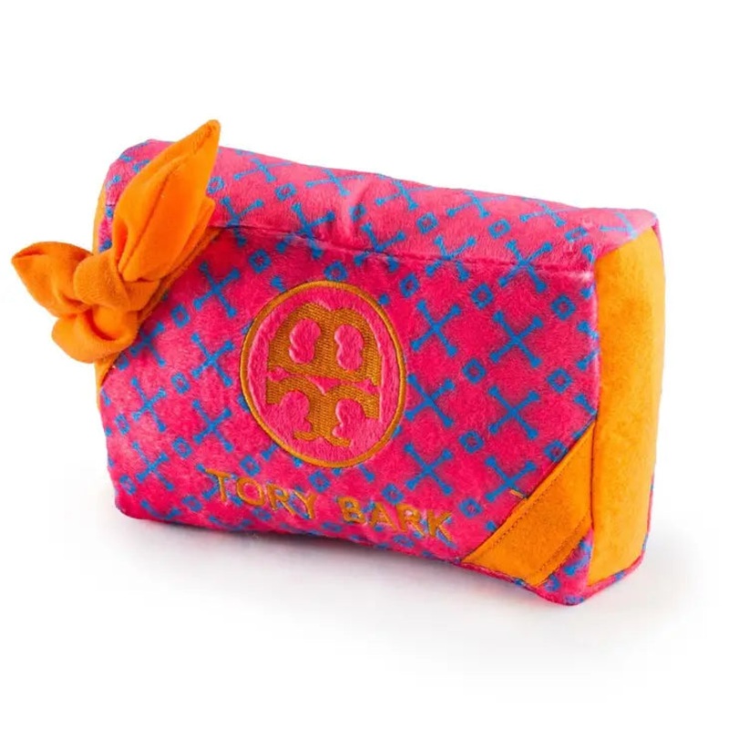Haute Diggity Dog -Tory Bark Gift Box Squeaker Dog Toy