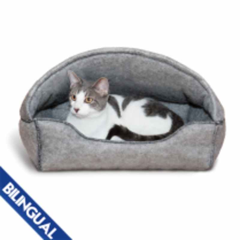 K&H Amazin Hooded Lounger (Grey)