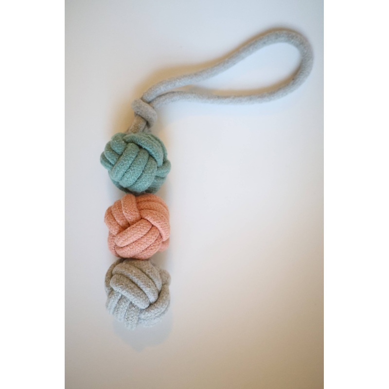 Knotty Pawz - Ice Cream Rope Ball Toy For Dogs/Jouet en corde pour chien en forme de boule de glace
