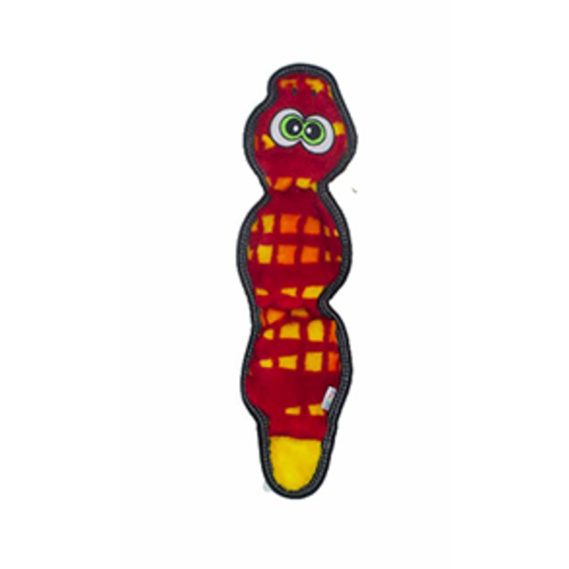 Outward Hound Tough Seamz Snake 3 Squeaker Dog Toy