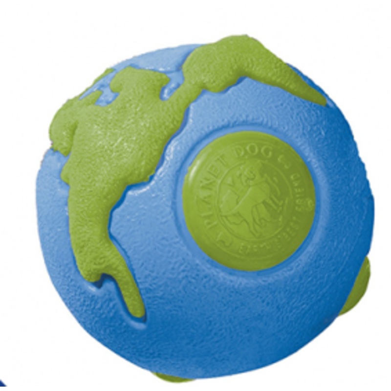 Planet Dog Orbee-Tuff Planet Ball Dog Toy Blue & Green