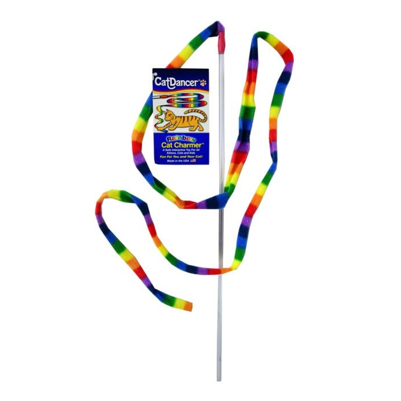 Cat Dancer - Cat Charmer  Wand Toy (Assorted Colours)