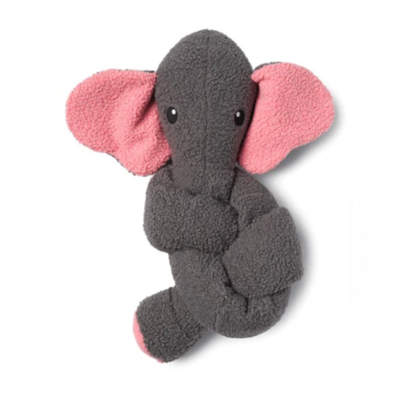 FabDog Twisties - Elephant Dog Toy