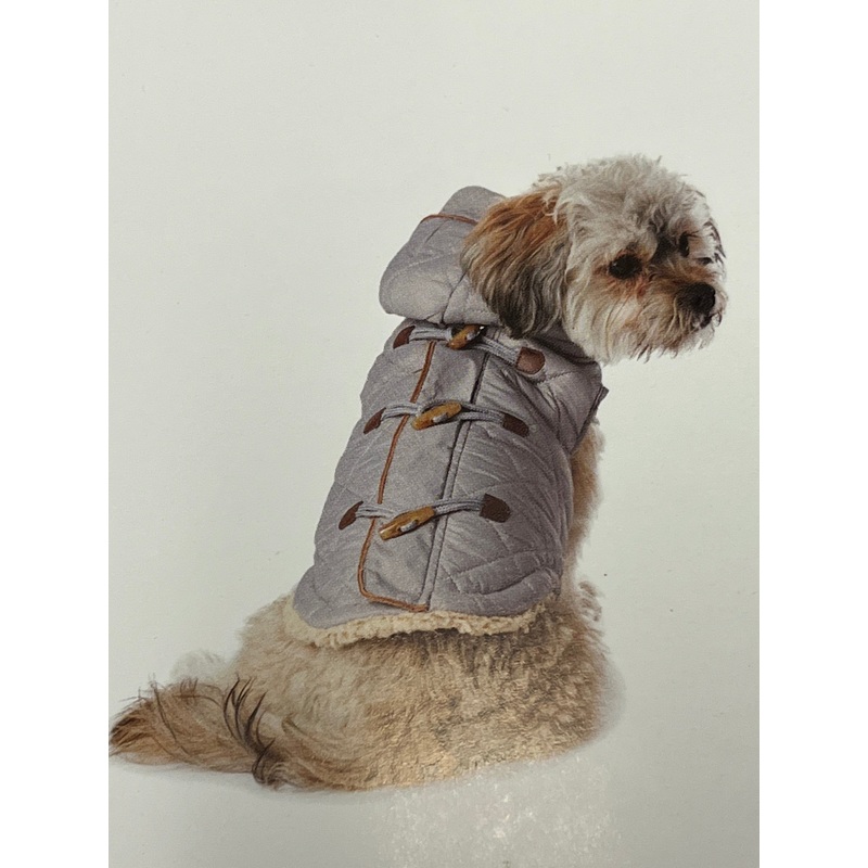 Hotel Doggy - Quilted Hoodie Coat - Alloy