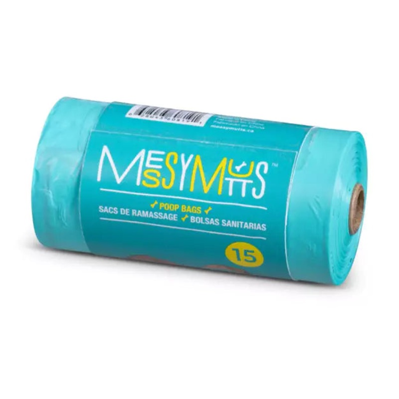 Messy Mutts - Advanced Biorecycle Poop Bag/Sac  crottes avanc en biorecyclage 13" x 9"