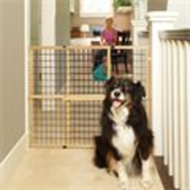 northstates mypet Extra-Wide Wire Mesh Pet Gate