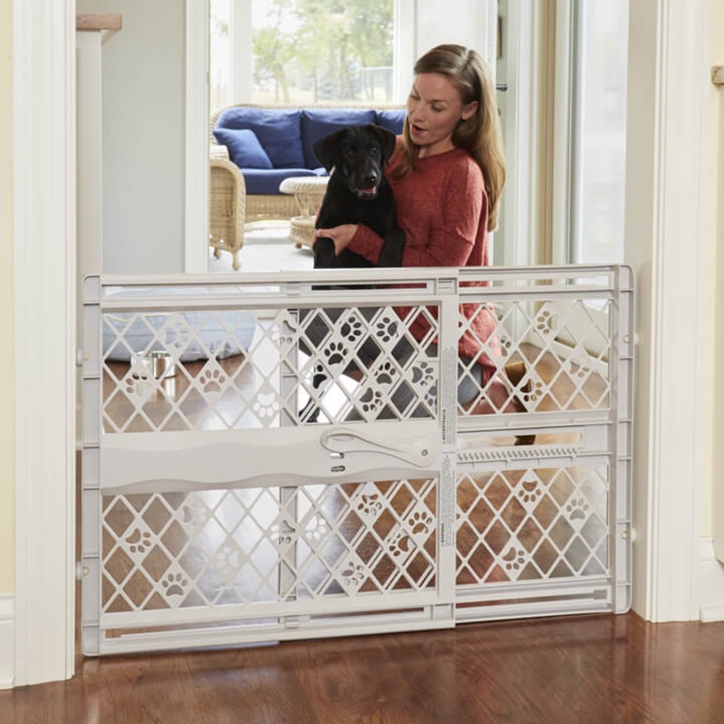 Northstates mypet Paws Portable Pet Gate - Grey