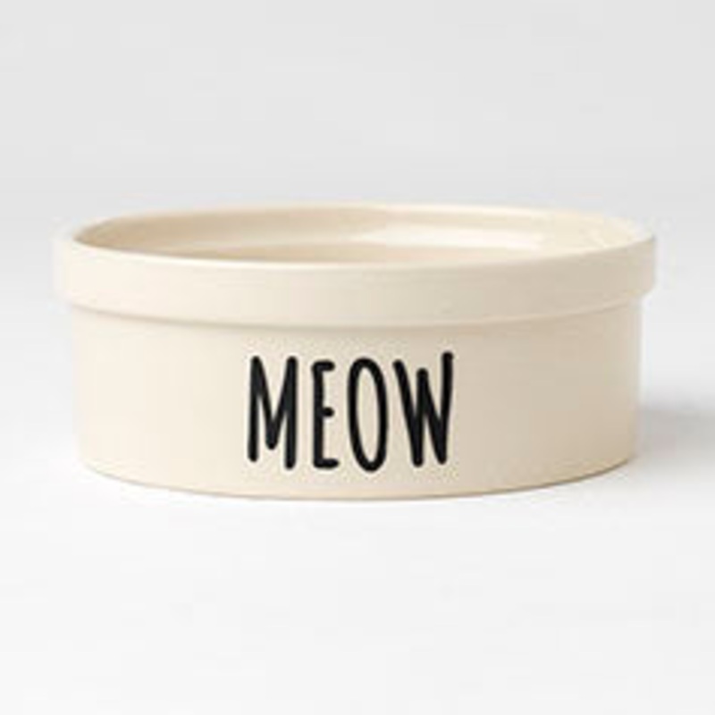 Petrageous Designs - Urban MEOW Crock - Natural (2 Cups)