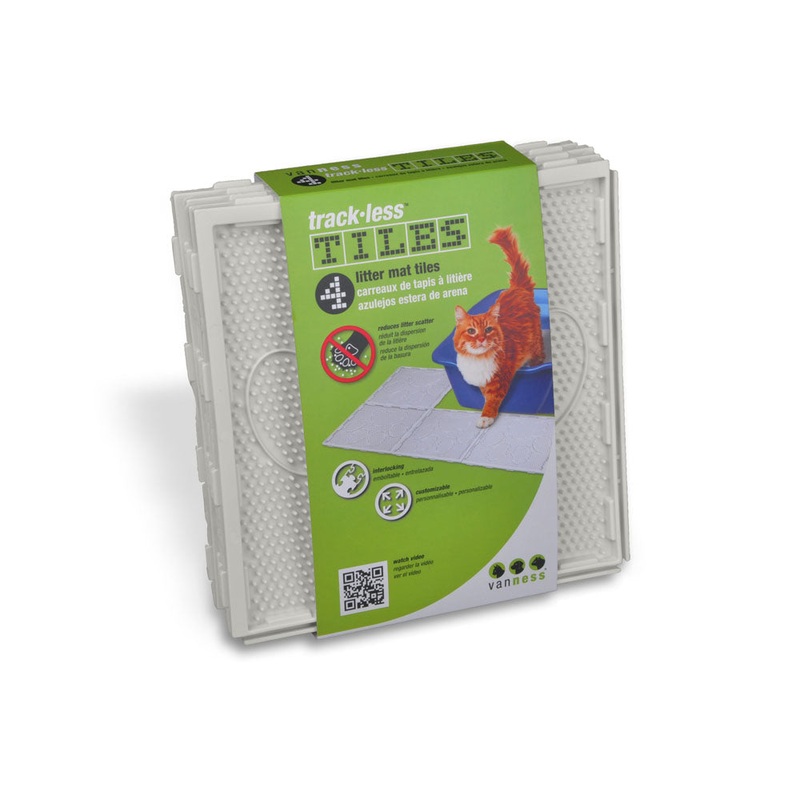 VanNess track-less litter mat tiles