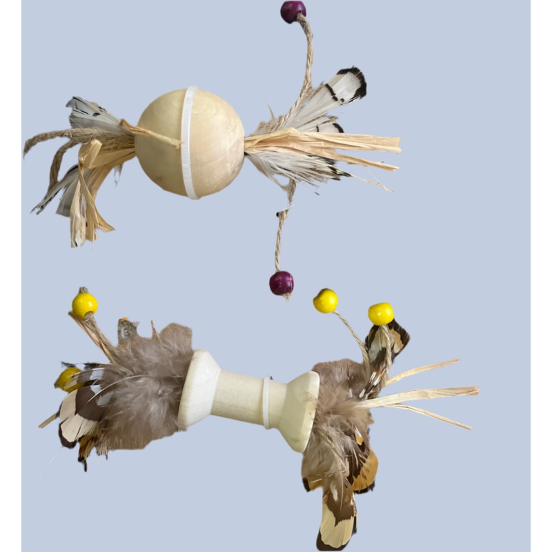 Cat-itude - Feathered Spool/Bobine  plumes (ass.)