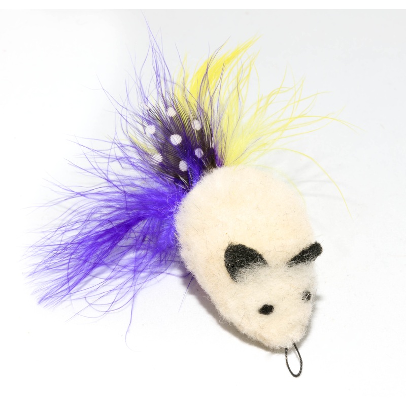 Cat Lures Wooly Feather Mouse