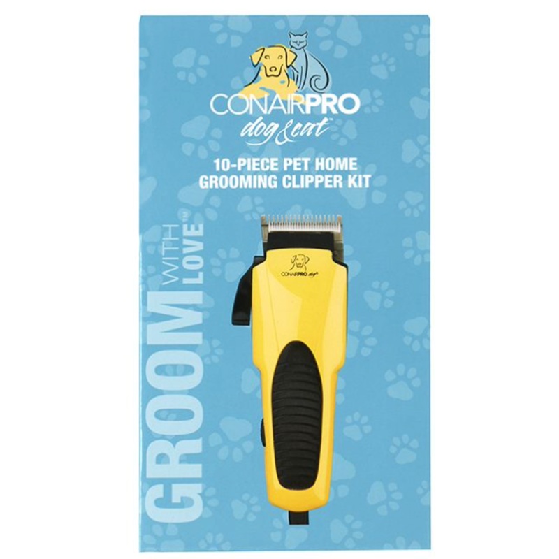 ConairPro 10pc Pet Home Grooming Clipper Kit