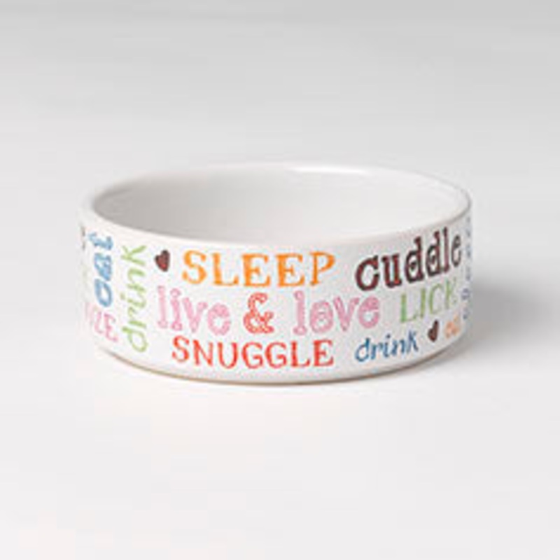 Petrageous Designs - Doodle Pet 5" White Bowl (2 Cups)