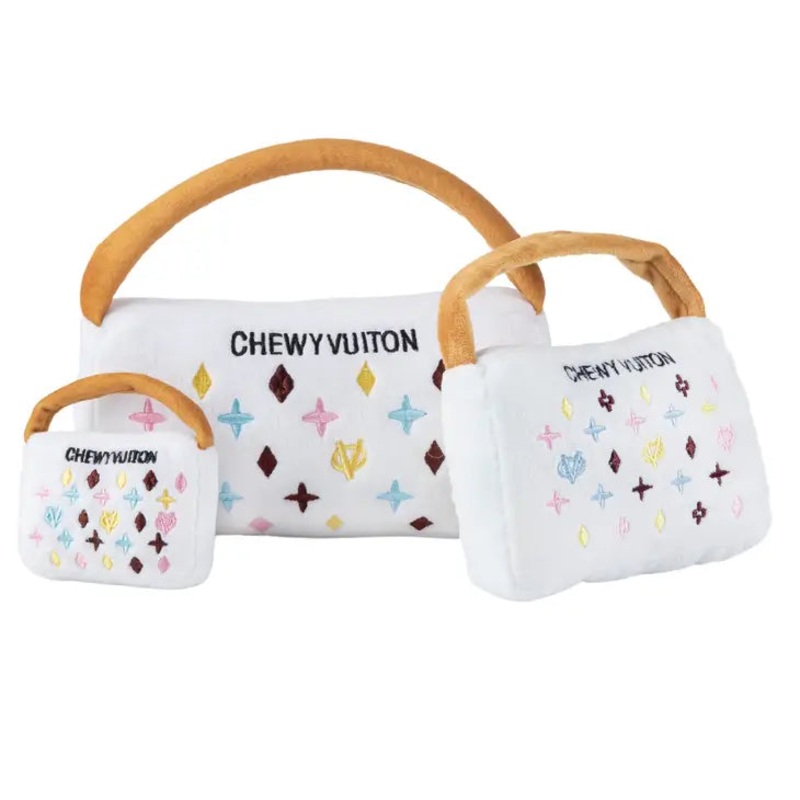 Haute Diggity Dog - White Chewy Vuiton Handbag