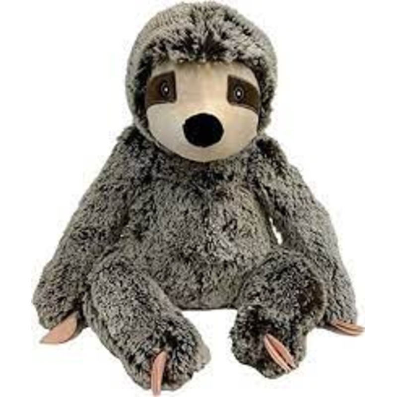 Multipet Jumbo Sitting Sloth 14" Dog Toy