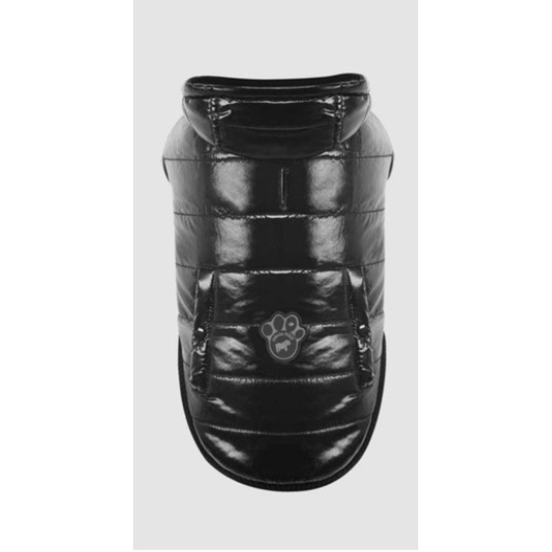 Canada Pooch Shiny Black Puffer Vest