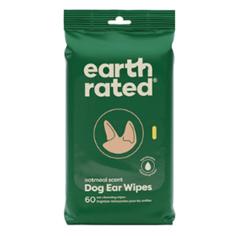 earth rated Ear Cleansing Wipes/Lingettes nettoyantes pour les oreilles (60ct)