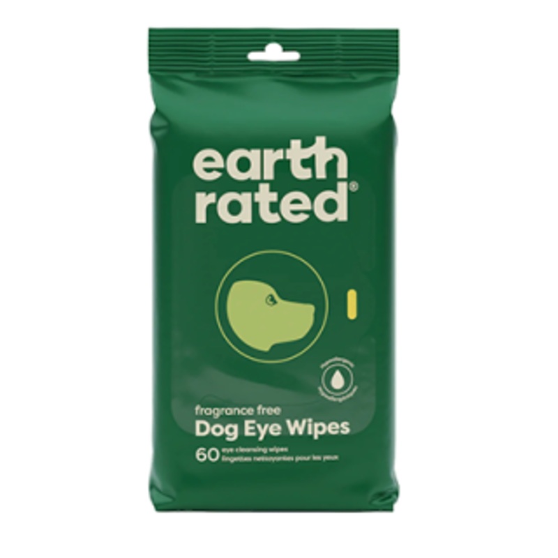 earth rated Eye Wipes/Lingettes nettoyantes pour les yeux (60ct)