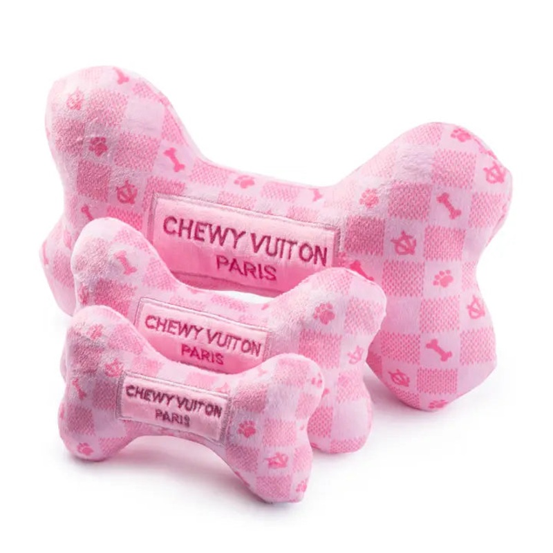 Haute Diggity Dog - Pink Checker Chewy Vuiton Bone