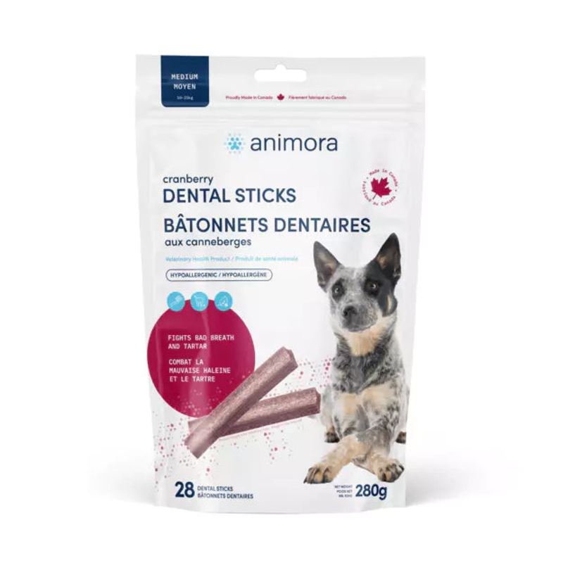 Animora - Cranberry Dental Sticks/Btonnets Dentaires aux Canneberges