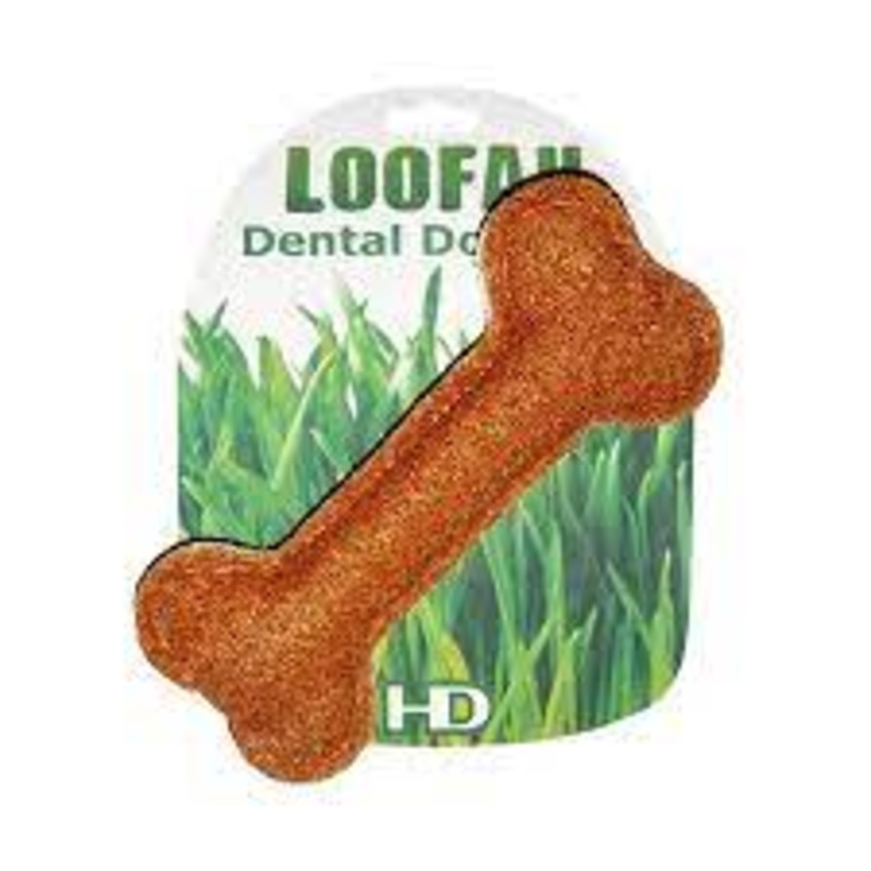 Hip Doggie Loofah Dental Toys - Bones