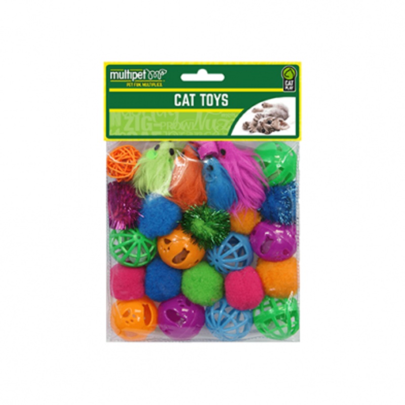 Multipet - Value Pack Cat Toys (24pc)