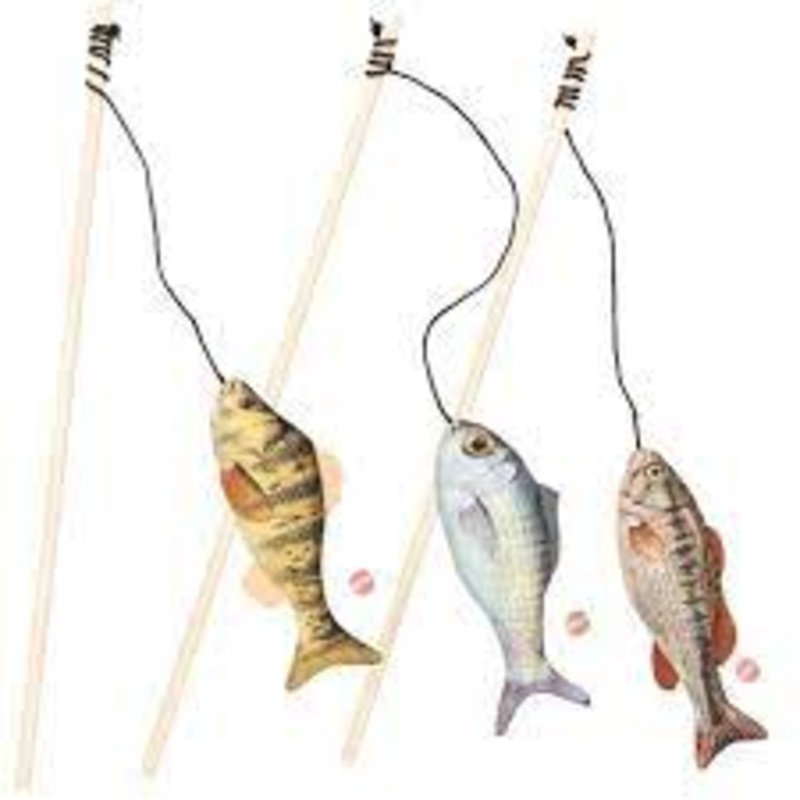 Spot Gone Fishin' Teaser Wand Assorted Cat Toy