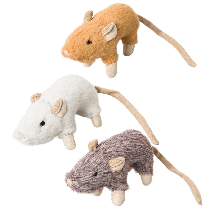 SPOT House Mouse Helen w/Catnip (4") assorted colours