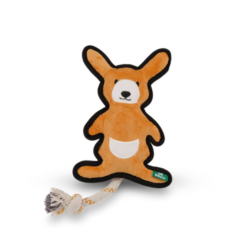 Beco Recycled Rough & Tough Kangaroo Dog Toy
