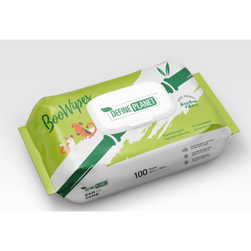 Define Planet Bamboo Fiber BooWipes (100pk)