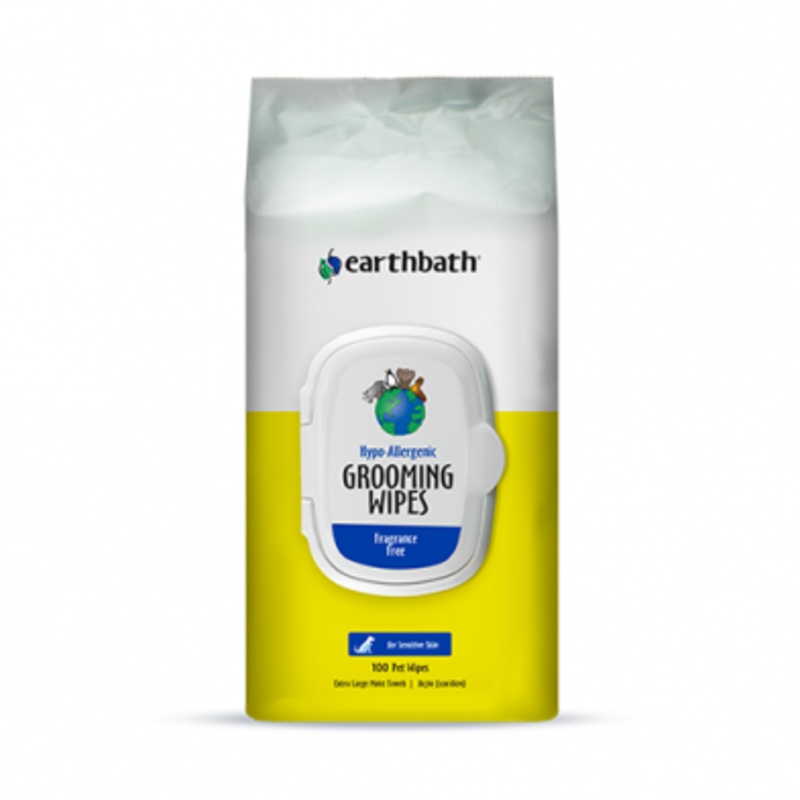 earthbath Grooming Wipes 100ct