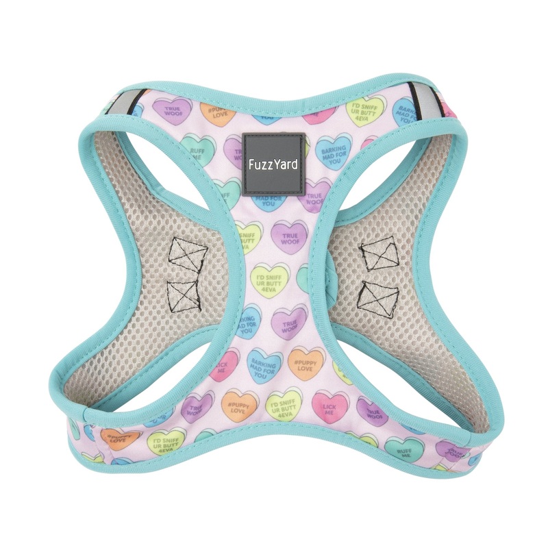FuzzYard - Candy Hearts Step In Harness