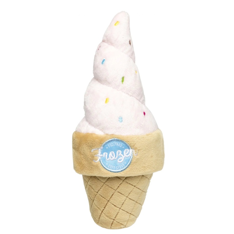 FuzzYard - Ice Cream Cone Dog Toy
