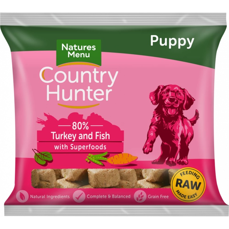 Natures Menu - Country Hunter Raw Puppy Nuggets 1kg (Frozen - Click & Collect Only)